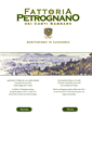 Mobile Screenshot of fattoriadipetrognano.com